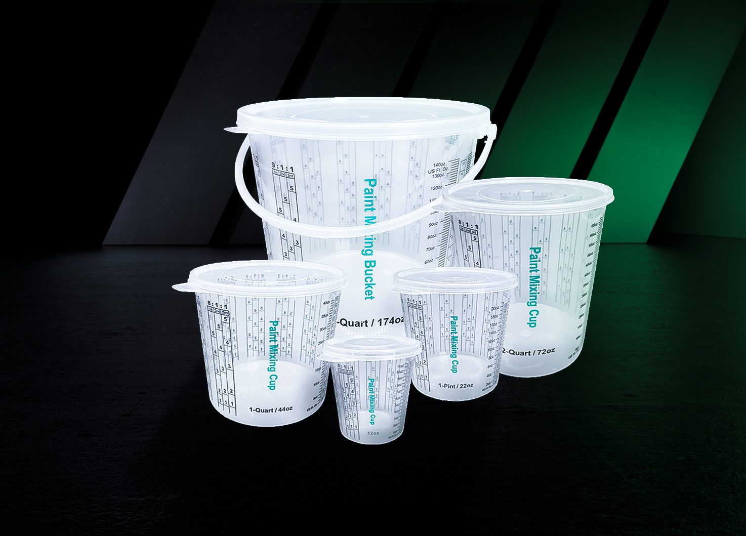 paint measuring cup